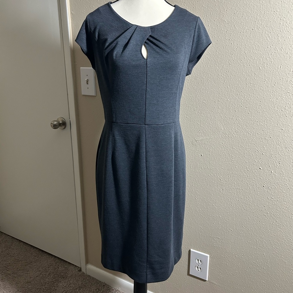 Banana Republic Grey Midi Dress